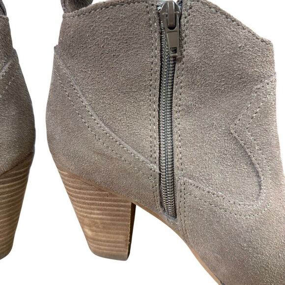 Steve Madden Cian Womens Western Fringe Ankle Boots Booties Brown Shoes sz 7.5 - Picture 3 of 16